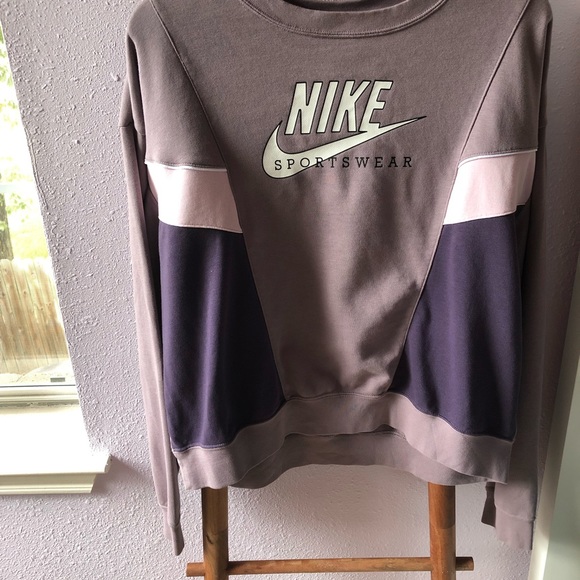 Nike Purple Graphic Sweatshirt - Picture 5 of 5